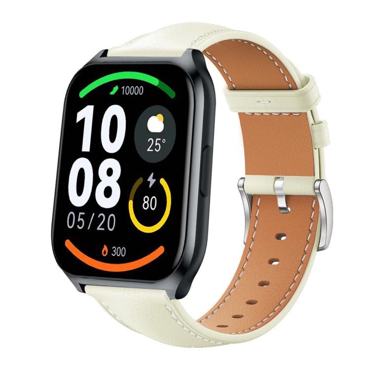 Cinturino per orologio xDfind Flat Head Black Shark in pelle a grana fine, 22mm For Xiaomi Watch S3/2 Pro/S2/S1, 22mm For Xiaomi Haylou Watch LS09B / LS05S / LS10, 20mm For Xiaomi Haylou RS4 Plus LS11 / LS12