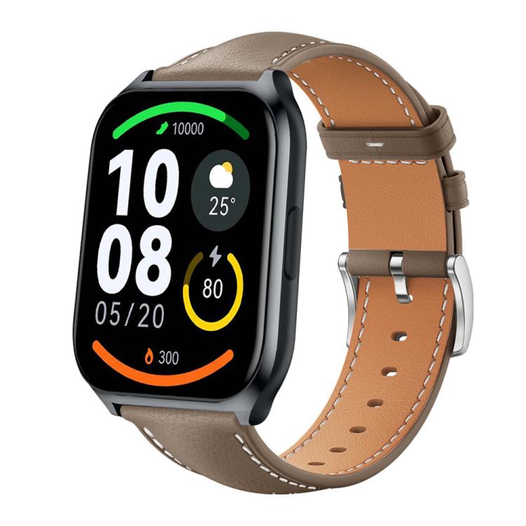 Cinturino per orologio xDfind Flat Head Black Shark in pelle a grana fine, 22mm For Xiaomi Watch S3/2 Pro/S2/S1, 22mm For Xiaomi Haylou Watch LS09B / LS05S / LS10, 20mm For Xiaomi Haylou RS4 Plus LS11 / LS12