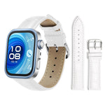 Cinturino per orologio in pelle con fibbia ad ardiglione e texture di bambù xDfind, For Huawei Watch Fit 5 / Fit 5 Pro 20mm, For Huawei Band 10 / 9 / 8 14mm, For Huawei Watch D2 22mm