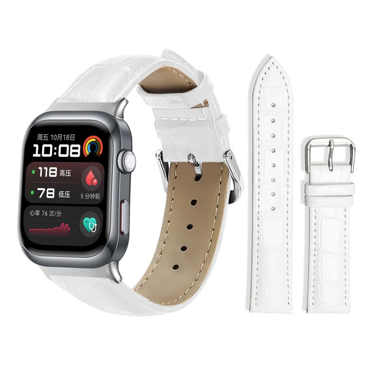 Cinturino per orologio in pelle con fibbia ad ardiglione e texture di bambù xDfind, For Huawei Watch Fit 5 / Fit 5 Pro 20mm, For Huawei Band 10 / 9 / 8 14mm, For Huawei Watch D2 22mm