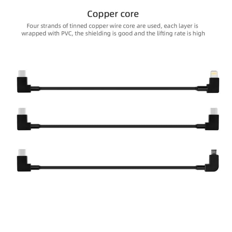Cavo dati Type-C 30cm per DJI Mavic Air 2 e Mini 2
