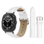 Cinturino per orologio in pelle con fibbia ad ardiglione e texture di bambù xDfind, For Samsung Galaxy Watch Ultra / Ultra 2025 22mm, For Samsung Galaxy Watch8 / Wacth8 Classic 22mm, For Samsung Galaxy Watch7 / FE / 6 / 5 / 4 20mm                      ...