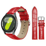 Cinturino per orologio in pelle con fibbia ad ardiglione e texture di bambù xDfind, For Samsung Galaxy Watch Ultra / Ultra 2025 22mm, For Samsung Galaxy Watch8 / Wacth8 Classic 22mm, For Samsung Galaxy Watch7 / FE / 6 / 5 / 4 20mm                      ...