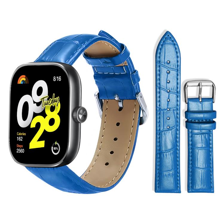 Cinturino per orologio in pelle con fibbia ad ardiglione e texture di bambù xDfind, For Xiaomi Band 10 Pro / 9 Pro / Redmi Watch 6, For Xiaomi Smart Band 10 / 9 / 8 / NFC 14mm, For Redmi Watch 3 Active / Lite 20mm, For Redmi Watch 3 20mm