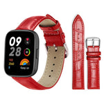 Cinturino per orologio in pelle con fibbia ad ardiglione e texture di bambù xDfind, For Xiaomi Band 10 Pro / 9 Pro / Redmi Watch 6, For Xiaomi Smart Band 10 / 9 / 8 / NFC 14mm, For Redmi Watch 3 Active / Lite 20mm, For Redmi Watch 3 20mm