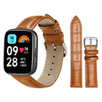 Cinturino per orologio in pelle con fibbia ad ardiglione e texture di bambù xDfind, For Xiaomi Band 10 Pro / 9 Pro / Redmi Watch 6, For Xiaomi Smart Band 10 / 9 / 8 / NFC 14mm, For Redmi Watch 3 Active / Lite 20mm, For Redmi Watch 3 20mm