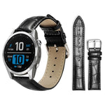 Cinturino per orologio in pelle con fibbia ad ardiglione e texture di bambù xDfind, For Garmin Fenix 8/7X/6X/5X 26mm 22mm, For Garmin Fenix 8/7/6/5 22mm 20mm, For Garmin Fenix 8/7S/6S/5S 20mm 18mm, For Garmin Forerunner 45/45S/Swim2 18mm