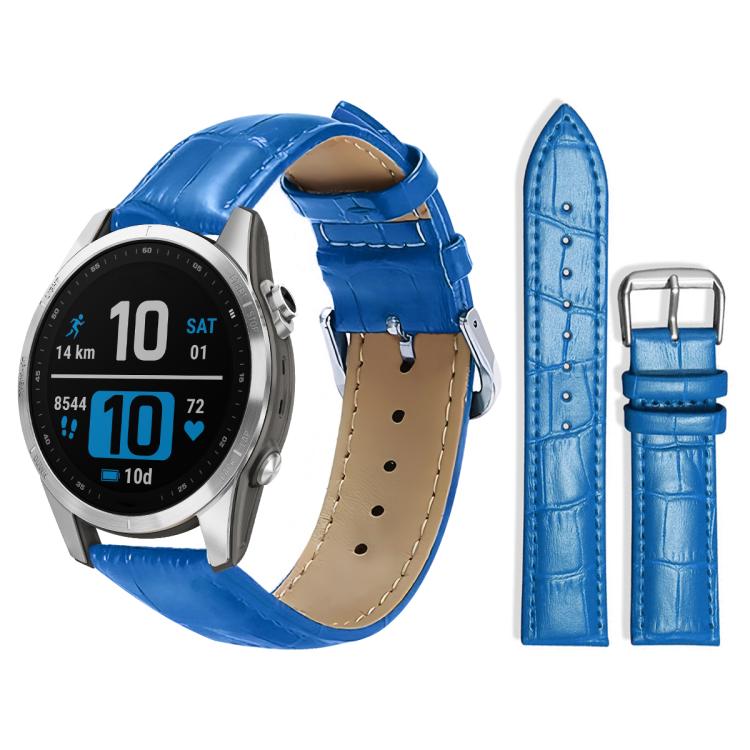 Cinturino per orologio in pelle con fibbia ad ardiglione e texture di bambù xDfind, For Garmin Fenix 8/7X/6X/5X 26mm 22mm, For Garmin Fenix 8/7/6/5 22mm 20mm, For Garmin Fenix 8/7S/6S/5S 20mm 18mm, For Garmin Forerunner 45/45S/Swim2 18mm