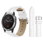 Cinturino per orologio in pelle con fibbia ad ardiglione e texture di bambù xDfind, For Garmin Fenix 8/7X/6X/5X 26mm 22mm, For Garmin Fenix 8/7/6/5 22mm 20mm, For Garmin Fenix 8/7S/6S/5S 20mm 18mm, For Garmin Forerunner 45/45S/Swim2 18mm