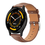Cinturino per orologio xDfind Flat Head Black Shark in pelle a grana fine, 20mm For Garmin GarminMove Sport / vivoactive5/3, 22mm For Garmin Venu 3 / vivoactive4, 20mm For Garmin venu 2 / venu / Sq2 / Sq