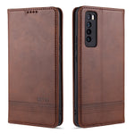 Custodia portafoglio in pelle con slot carte per Huawei Nova 7 SE