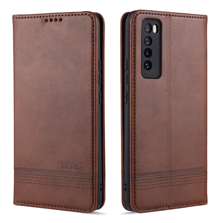 Custodia portafoglio in pelle con slot carte per Huawei Nova 7 SE