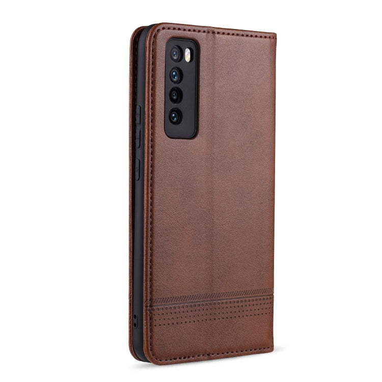 Custodia portafoglio in pelle con slot carte per Huawei Nova 7 SE
