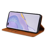 Custodia portafoglio in pelle con slot carte per Huawei Nova 7 SE