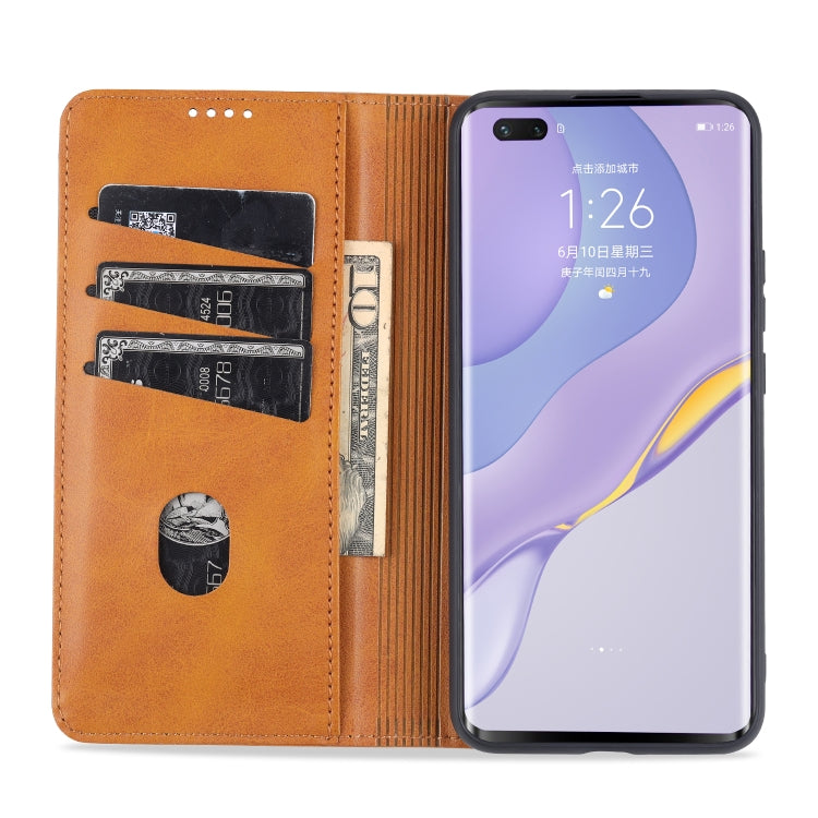 Custodia portafoglio in pelle con slot carte per Huawei Nova 7 SE