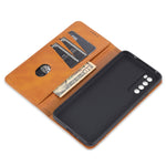 Custodia portafoglio in pelle con slot carte per Huawei Nova 7 SE