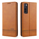 Custodia portafoglio in pelle con slot carte per Huawei Nova 7 SE