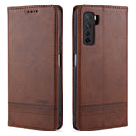 Custodia portafoglio in pelle con slot carte per Huawei Nova 7 SE