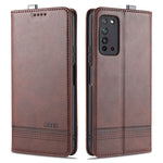 Custodia portafoglio in pelle con slot carte per smartphone