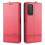 Custodia portafoglio in pelle con slot carte per smartphone
