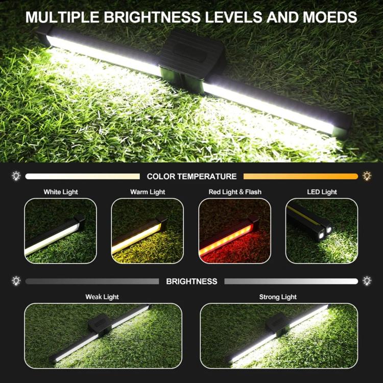 Lampada da lavoro pieghevole multifunzione a LED A55, A55