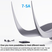 Pinzette di riparazione MEGA-IEDA in acciaio inossidabile non magnetico ad alta durezza, Long Tip, Short Tip, Curved Tip