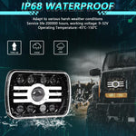 Faro anteriore modificato quadrato Y19 H4 da 7 pollici in stile Sun per Jeep Wrangler, Y19