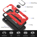Custodia 2 in 1 Iron Knight per iPhone 12 in PC e TPU