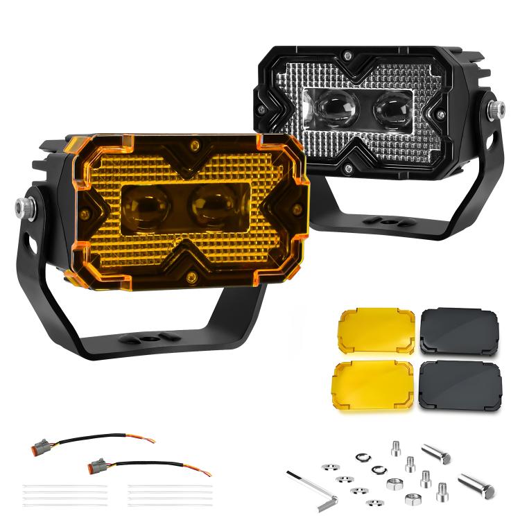 Confezione da 2 fari da lavoro Matrix Eyes ad alta potenza da 70 W per auto con cavo incluso, Eyes