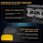 Confezione da 2 fari da lavoro Matrix Eyes ad alta potenza da 70 W per auto con cavo incluso, Eyes