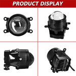 T09 Confezione da 2 pezzi Faro fendinebbia a doppia lente ad alta potenza da 55 W e 3 pollici, T09 Four-corner Universal, T09 Oblique Universal