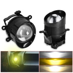 T09 Confezione da 2 pezzi Faro fendinebbia a doppia lente ad alta potenza da 55 W e 3 pollici, T09 Four-corner Universal, T09 Oblique Universal
