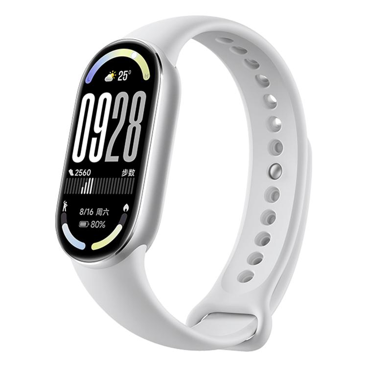 Smart Band 10 originale Xiaomi, schermo AMOLED da 1,72 pollici, impermeabile fino a 5 ATM, supporta il monitoraggio dell'ossigeno nel sangue e della frequenza cardiaca., Smart Band 10 Black, Smart Band 10 Silver, Smart Band 10 Pink Gold