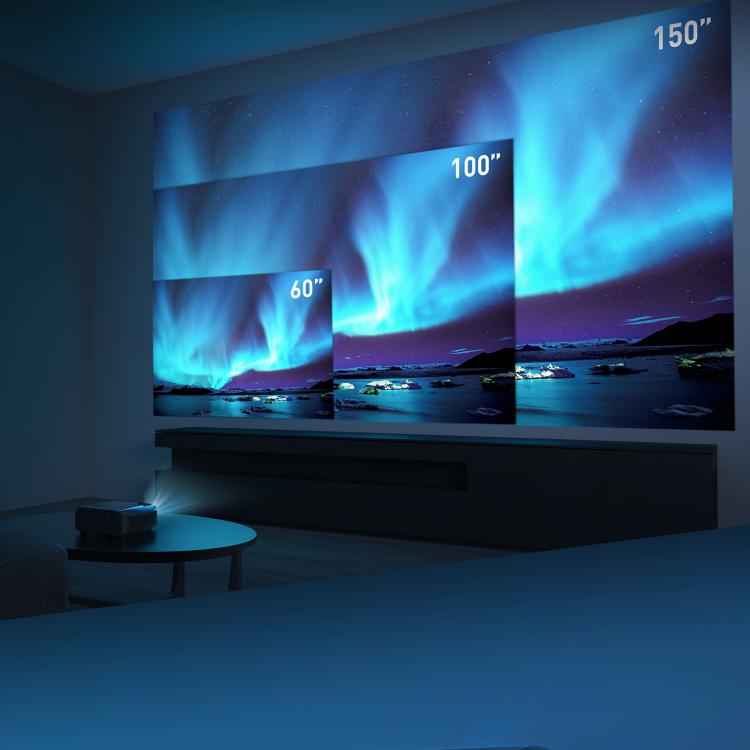 VIVIBRIGHT F10 Lite, proiettore intelligente con mirroring dello schermo 1920x1080P 250ANSI, US Plug, UK Plug, AU Plug, EU Plug