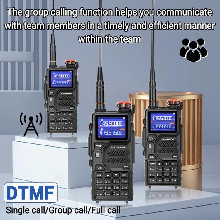 Baofeng K5 PLUS Walkie Talkie FM portatile dual watch