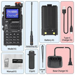 Baofeng K5 PLUS Walkie Talkie FM portatile dual watch
