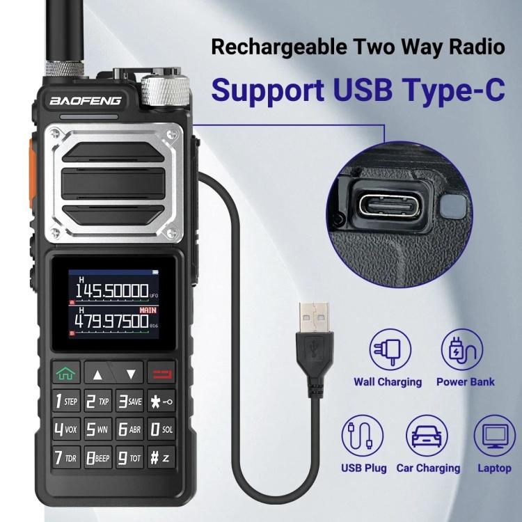 Baofeng UV-25 Ricetrasmettitore portatile FM con codifica DTMF