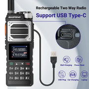 Baofeng UV-25 Ricetrasmettitore analogico portatile FM con codifica DTMF, EU Plug, US Plug