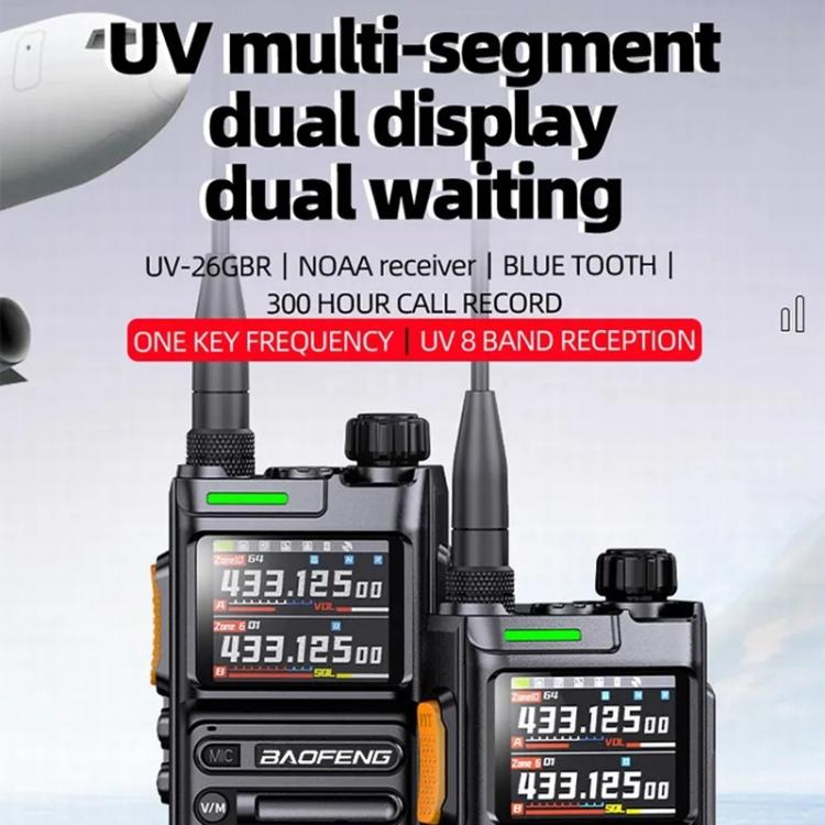 Baofeng UV-26GBR ricetrasmittente analogica portatile LCD 1,77"