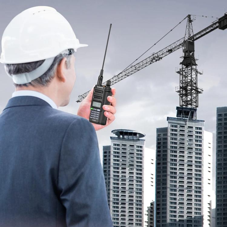 Baofeng UV-9R PRO Walkie Talkie analogico portatile con schermo LCD a matrice di punti, grado di protezione IP57., EU Plug, US Plug