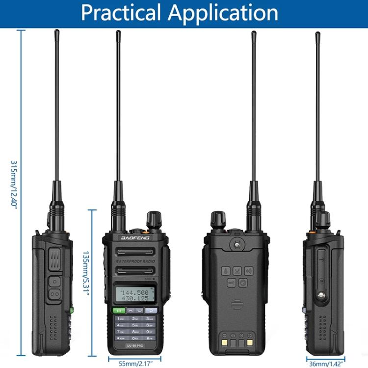 Baofeng UV-9R PRO Walkie Talkie analogico portatile
