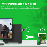 RE-905 Built-in Antenna Bluetooth WiFi 2 in 1 Computer Driver-free USB Network Adapter, RE-905