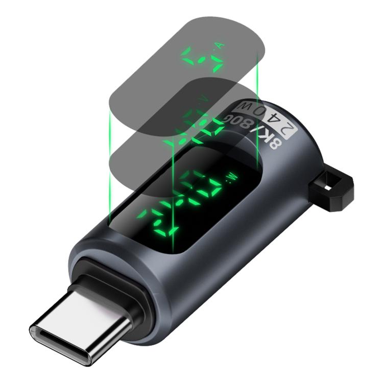 Adattatore Type-C a Type-C 240W con Display Digitale