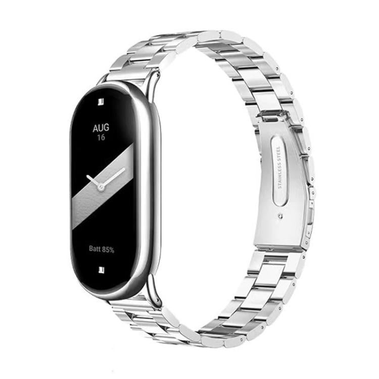 Cinturino per orologio in lega di titanio con fibbia piatta a tre perline., For Xiaomi Band 10 Pro / Redmi Watch 6, For Xiaomi Band 9 / 8, For Redmi Watch 3 Lite / 3 Active