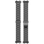 Cinturino per orologio in lega di titanio con fibbia piatta a tre perline., For Huami Amazfit T-REX 3 A2322, For Huami Amazfit Active Edge A2212 / A2213, For Huami Amazfit T-Rex 2, For Huami Amazfit T-Rex Pro A1918