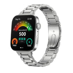 Cinturino per orologio in lega di titanio con fibbia piatta a tre perline., For Huawei Watch Fit 5 / 5 Pro / 4 / 4 Pro, For Huawei Band 10 / 9 / 8, For Huawei Watch Fit 2