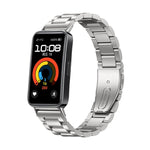Cinturino per orologio in lega di titanio con fibbia piatta a tre perline., For Huawei Watch Fit 5 / 5 Pro / 4 / 4 Pro, For Huawei Band 10 / 9 / 8, For Huawei Watch Fit 2
