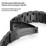 Cinturino per orologio in lega di titanio con fibbia piatta a tre perline., For Huawei Watch Fit 5 / 5 Pro / 4 / 4 Pro, For Huawei Band 10 / 9 / 8, For Huawei Watch Fit 2