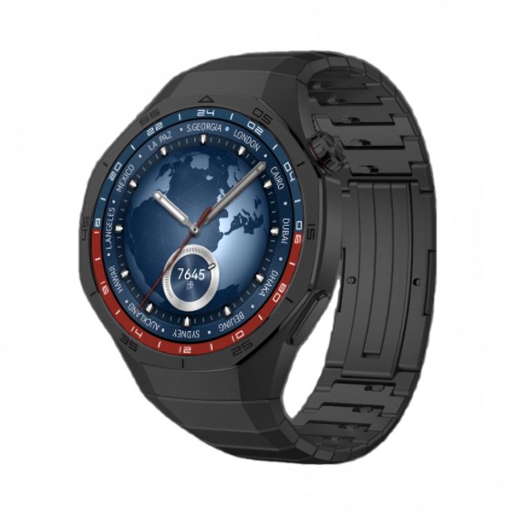 Cinturino per orologio in lega di titanio con fibbia ad arco a una sola perlina, sganciabile lateralmente., For Huawei Watch GT 5 Pro 46mm