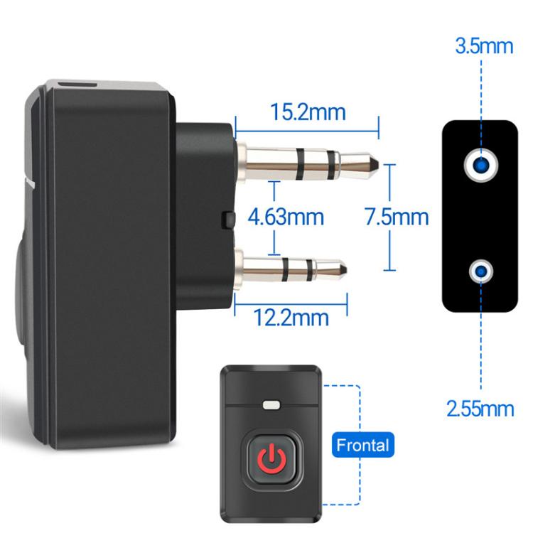 Auricolare Bluetooth wireless per walkie-talkie Baofeng UV5R